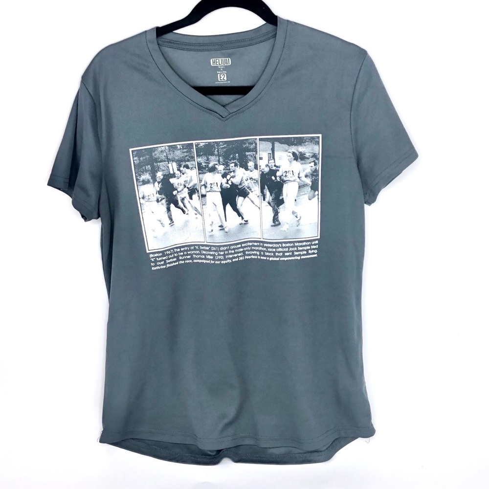 Performance Tee Of Katherine Switzer 1967 Marathon